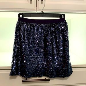 Children’s Place navy blue sequin skirt